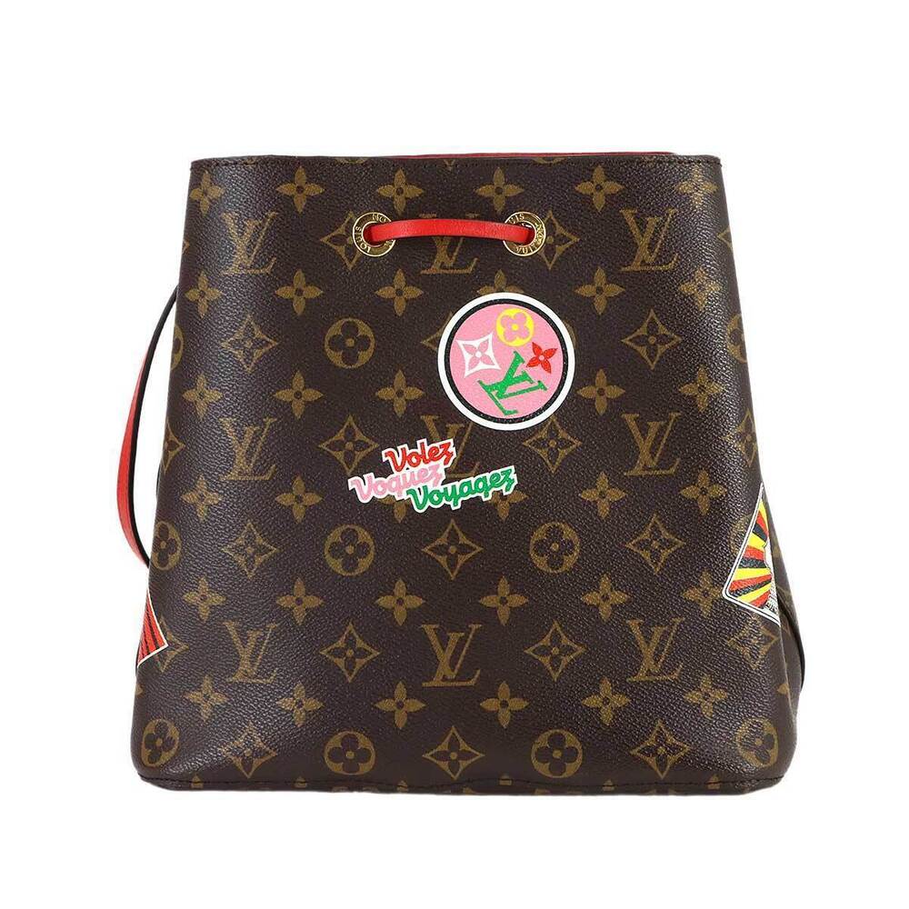 Louis Vuitton Red My World Shoulder Noe Neo LV Bag Coquelicot Red Tour